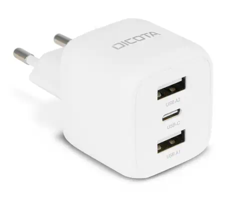 DICOTA D32069 chargeur d'appareils mobiles Ordinateur portable, Smartphone Blanc Secteur Charge rapi - Dicota - Protection d'écran et Filtre - visuel 1