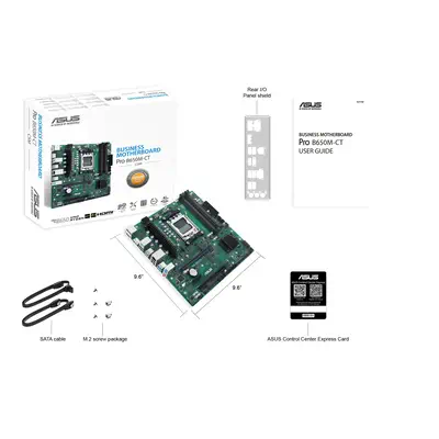 ASUS PRO B650M-CT-CSM AMD B650 Emplacement AM5 micro ATX - Asus - Carte mère - visuel 8