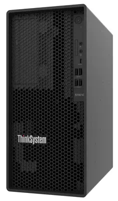 Lenovo ThinkSystem ST50 V2 serveur 1,92 To Tower Intel Xeon E E-2324G 3,1 GHz 16 Go DDR4-SDRAM 500 W - Serveur Tour - visuel 1