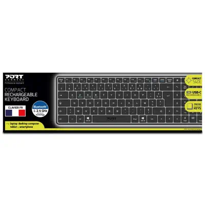 Port Designs 911002FR clavier maison/bureau RF sans fil Port Designs - visuel 1 - hello RSE - Sécurisé et conforme