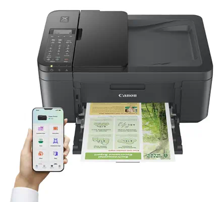 Canon PIXMA TR4755i Jet d'encre A4 4800 x Canon - visuel 1 - hello RSE - Connectivité efficace