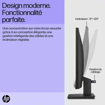 Écran FHD HP V24i G5 HP - visuel 1 - hello RSE - Emballages plus écologiques