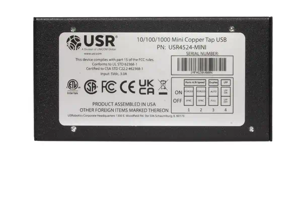 USRobotics USR4524-MINI dispositif de gestion de réseau Ethernet/LAN Connexion Ethernet, supportant  - Routeur - visuel 5