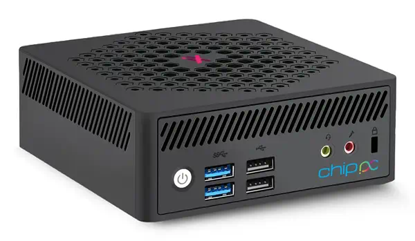 Chip PC CPN07282 Ordinateur embarqué 2 GHz Intel® Celeron® 128 Go SSD 8 Go - Client léger - visuel 2
