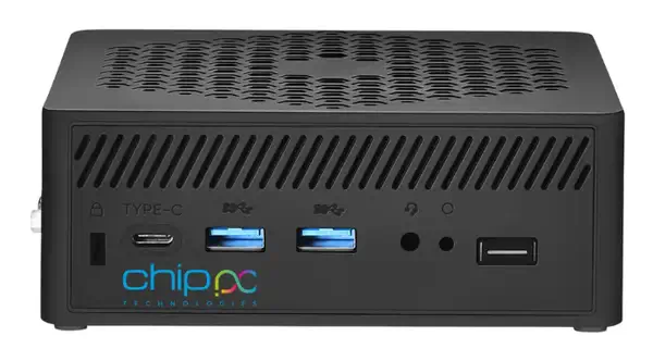 Chip PC CUBEX S Intel® Core™ i3 i3-1215U 8 Go DDR4-SDRAM 256 Go SSD Windows 11 Pro Mini PC Station d - Client léger - visuel 1