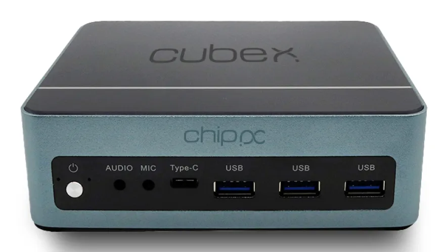 Chip PC CubeX Intel® Core™ i5 i5-1340P 8 Go DDR5-SDRAM 256 Go SSD Windows 11 Pro Mini PC Station de  - Unité Centrale - visuel 1