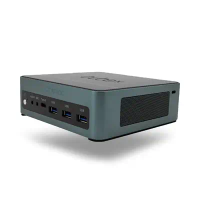 Chip PC CUBEX 13 Intel® Core™ i7 i7-1360P 16 Go DDR5-SDRAM 512 Go SSD Windows 11 Pro Mini PC Gris - Client léger - visuel 2