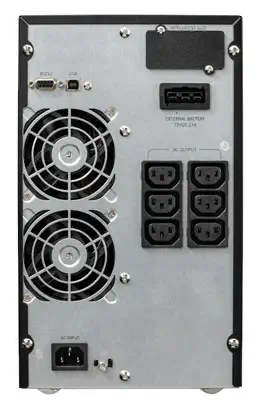 Eaton 9E 2000I alimentation d'énergie non interruptible Double-conversion (en ligne) 2 kVA 1600 W 6  - Onduleur - visuel 2