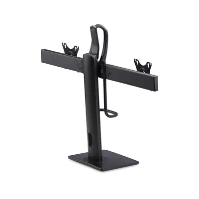 Support de Bureau pour Double Écrans de 27 pouces, Montage VESA 75x75/100x100, Réglage de la Hauteur - StarTech - Support Fixe & Mobile - visuel 2