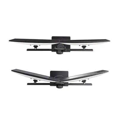 Support de Bureau pour Double Écrans de 27 pouces, Montage VESA 75x75/100x100, Réglage de la Hauteur - StarTech - Support Fixe & Mobile - visuel 7