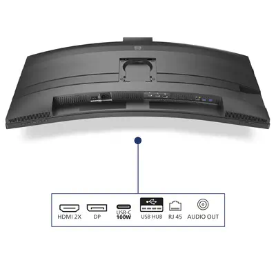 Philips 6000 series 34B2U6603CH/00 écran plat de PC 86,4 cm (34") 3440 x 1440 pixels Wide Quad HD LC - Ecran Ordinateur - visuel 5