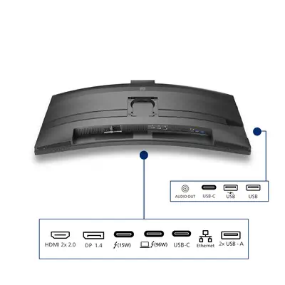 Philips 6000 series 34B2U6603CH/00 écran plat de PC 86,4 cm (34") 3440 x 1440 pixels Wide Quad HD LC - Ecran Ordinateur - visuel 5