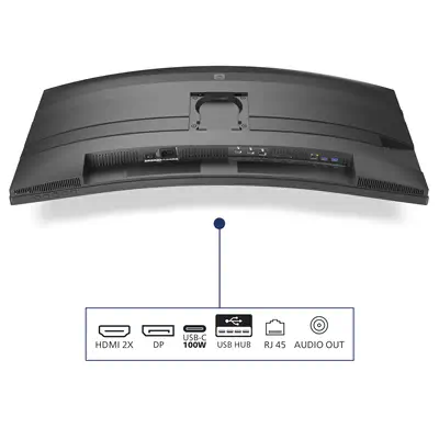 Philips 5000 series 34B2U5600C/00 écran plat de PC 86,4 cm (34") 3440 x 1440 pixels Dual QHD LCD Gri - Ecran Ordinateur - visuel 6