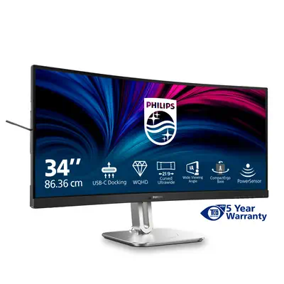 Philips 5000 series 34B2U5600C/00 écran plat de PC 86,4 cm (34") 3440 x 1440 pixels Dual QHD LCD Gri - Ecran Ordinateur - visuel 10