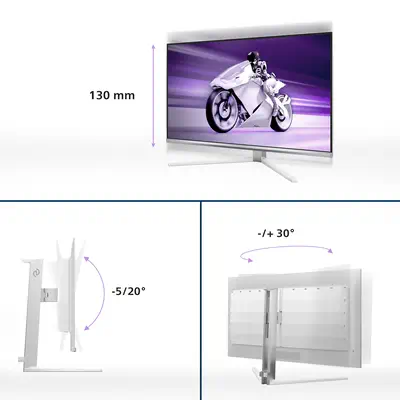 Philips Evnia 8000 32M2N8900/00 écran plat de PC 80 cm (31.5") 3840 x 2160 pixels 4K Ultra HD QD-OLE - Ecran Ordinateur - visuel 5