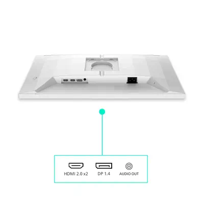 Philips Evnia 24M2N3201A/00 écran plat de PC 60,5 cm (23.8") 1920 x 1080 pixels Full HD LCD Blanc - Ecran Ordinateur - visuel 4