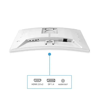 Philips Evnia 5000 27M2C5201L/00 écran plat de PC 68,6 cm (27") 1920 x 1080 pixels Full HD LCD Blanc - Ecran Ordinateur - visuel 4