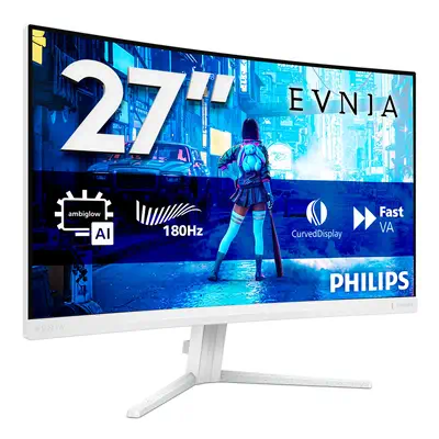 Philips Evnia 5000 27M2C5201L/00 écran plat de PC 68,6 cm (27") 1920 x 1080 pixels Full HD LCD Blanc - Ecran Ordinateur - visuel 2