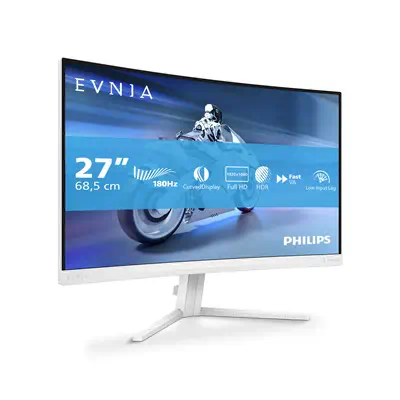 Philips Evnia 5000 27M2C5201L/00 LED display 68,6 cm (27") 1920 x 1080 pixels Full HD LCD Blanc - Ecran Ordinateur - visuel 8