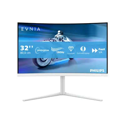 Philips Evnia 5000 32M2C5501/00 écran plat de PC 81,3 cm (32") 1920 x 1080 pixels Full HD LCD Blanc - Ecran Ordinateur - visuel 3