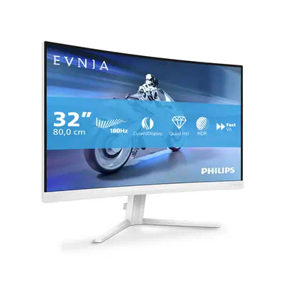 Philips Evnia 5000 32M2C5501/00 écran plat de PC 81,3 cm (32") 1920 x 1080 pixels Full HD LCD Blanc - Ecran Ordinateur - visuel 8