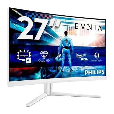 Philips Evnia 5000 27M2C5501/00 écran plat de PC 68,6 cm (27") 2560 x 1440 pixels Quad HD LCD Blanc - Ecran Ordinateur - visuel 2