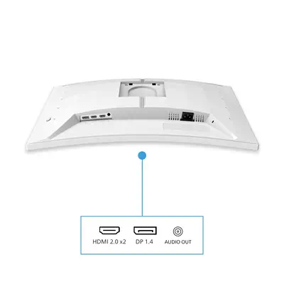 Philips Evnia 5000 27M2C5501/00 écran plat de PC 68,6 cm (27") 2560 x 1440 pixels Quad HD LCD Blanc - Ecran Ordinateur - visuel 4