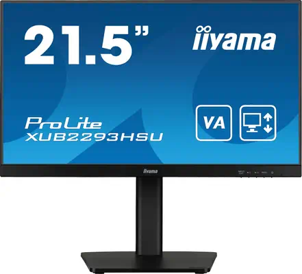 iiyama ProLite XUB2293HSU-B7 écran plat de PC 54,6 cm (21.5") 1920 x 1080 pixels Full HD LED Noir - Ecran Ordinateur - visuel 1