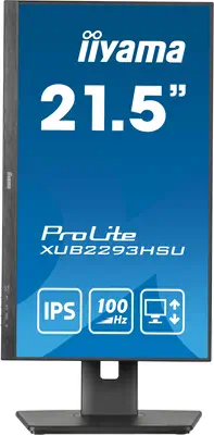 iiyama ProLite XUB2293HSU-B7 écran plat de PC 54,6 cm (21.5") 1920 x 1080 pixels Full HD LED Noir - Ecran Ordinateur - visuel 3