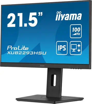 iiyama ProLite XUB2293HSU-B7 écran plat de PC 54,6 cm (21.5") 1920 x 1080 pixels Full HD LED Noir - Ecran Ordinateur - visuel 5