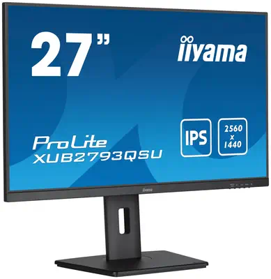 iiyama XUB2793QSU-B7 écran plat de PC 68,6 cm (27") 2560 x 1140 pixels Wide Quad HD LED Noir - Ecran Ordinateur - visuel 3