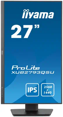 iiyama XUB2793QSU-B7 écran plat de PC 68,6 cm (27") 2560 x 1140 pixels Wide Quad HD LED Noir - Ecran Ordinateur - visuel 2