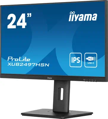 iiyama ProLite XUB2497HSN-B2 écran plat de PC 60,5 cm (23.8") 1920 x 1080 pixels Full HD LED Noir - Ecran Ordinateur - visuel 5