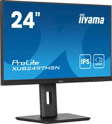 iiyama ProLite XUB2497HSN-B2 écran plat de PC 60,5 cm (23.8") 1920 x 1080 pixels Full HD LED Noir - Ecran Ordinateur - visuel 3