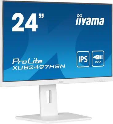 iiyama ProLite XUB2497HSN-W2 écran plat de PC 60,5 cm (23.8") 1920 x 1080 pixels Full HD LED Blanc - Ecran Ordinateur - visuel 3