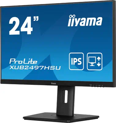 iiyama XUB2497HSU-B2 écran plat de PC 60,5 cm (23.8") 1920 x 1080 pixels Full HD LED Noir - Ecran Ordinateur - visuel 5