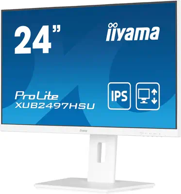 iiyama ProLite XUB2497HSU-W2 écran plat de PC 60,5 cm (23.8") 1920 x 1080 pixels Full HD LED Blanc - Ecran Ordinateur - visuel 5