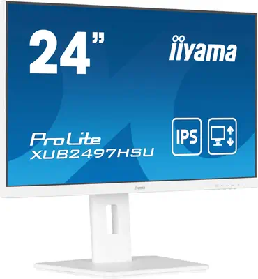 iiyama ProLite XUB2497HSU-W2 écran plat de PC 60,5 cm (23.8") 1920 x 1080 pixels Full HD LED Blanc - Ecran Ordinateur - visuel 3