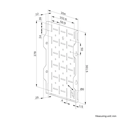 Neomounts AWL05-750BL Support pour matériel AV - universel - Support Fixe & Mobile - visuel 8
