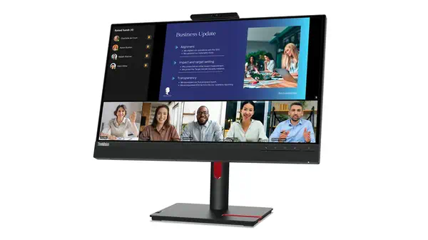 Lenovo ThinkVision T24v-30 LED display 60,5 cm (23.8") 1920 x 1080 pixels Full HD Noir - Ecran Ordinateur - visuel 2