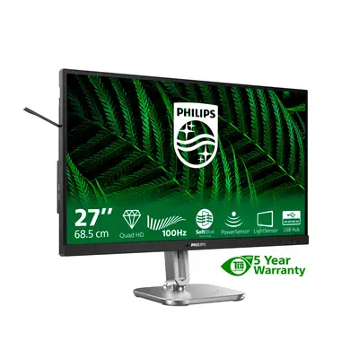 Philips 5000 series 27B2G5500/00 écran plat de PC 68,6 cm (27") 2560 x 1440 pixels Quad HD LCD Anthr - Ecran Ordinateur - visuel 4