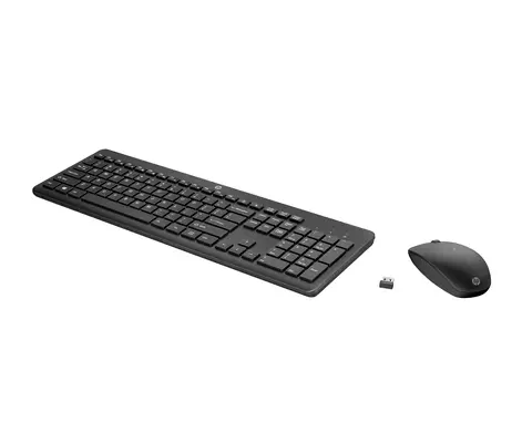 Ensemble clavier et souris sans fil HP 235 HP - visuel 1 - hello RSE - La productivité au bout des doigts