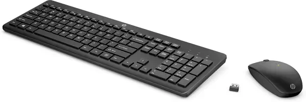 Ensemble clavier et souris sans fil HP 235 HP - visuel 1 - hello RSE - La productivité au bout des doigts