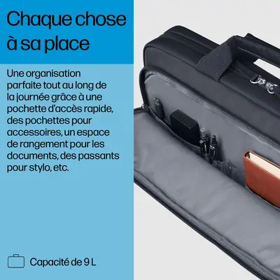 Sacoche pour PC portable HP Everyday 14 pouces HP - visuel 1 - hello RSE - De multiples poches