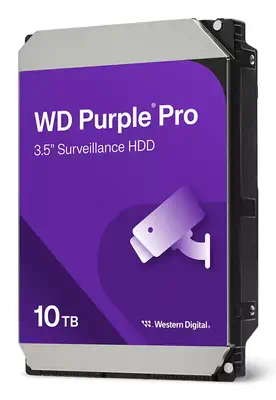 Western Digital Purple Pro WD102PURP disque dur 10 Western Digital - visuel 1 - hello RSE - Capacité robuste