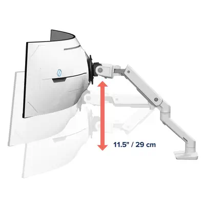 HX ARM WITH VERY HEAVY DUTY PIVOT DESK - Ergotron - Support Fixe & Mobile - visuel 4