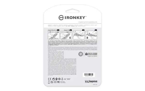 IronKey Keypad 200 de 512 Go, FIPS 140-3 niveau 3 (en attente), chiffrement AES-256 - Kingston - Disque dur Externe - visuel 2