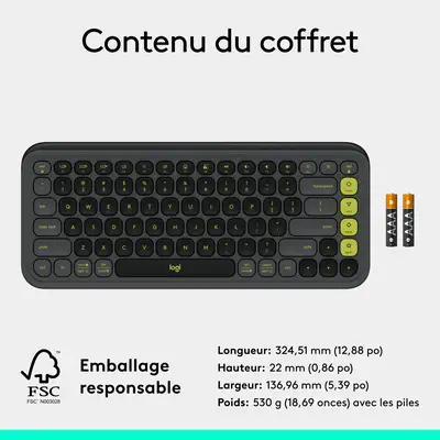 Logitech POP ICON KEYS - Pack Clavier, souris - visuel 10