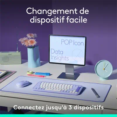 Logitech POP ICON KEYS - Pack Clavier, souris - visuel 8
