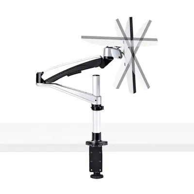Support de Bureau pour Écran 27" 16:9 ou 30" 21:9 Ultrawide, VESA 75x75/100x100, Bras Articulé Régla - StarTech - Support Fixe & Mobile - visuel 9